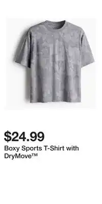 H&M Boxy Sports T-Shirt with DryMove offer