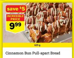 M & M Food Market Cinnamon Bun Pull-apart Bread offer