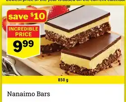 M & M Food Market Nanaimo Bars offer