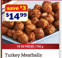 M & M Food Market Turkey Meatballs offer