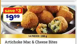 M & M Food Market Artichoke Mac & Cheese Bites offer