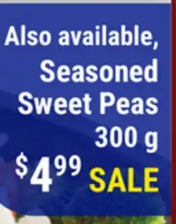 M & M Food Market Seasoned Sweet Peas offer