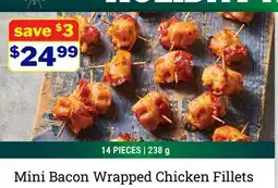 M & M Food Market Mini Bacon Wrapped Chicken Fillets offer