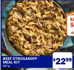 M & M Food Market BEEF STROGANOFF MEAL KIT offer