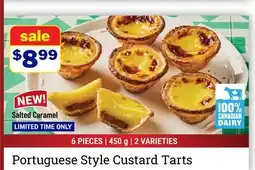M & M Food Market Portuguese Style Custard Tarts offer