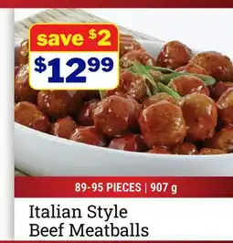 M & M Food Market Italian Style Beef Meatballs offer