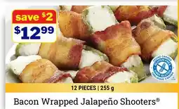 M & M Food Market Bacon Wrapped Jalapeño Shooters offer