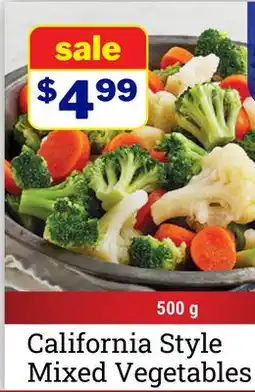 M & M Food Market California Style Mixed Vegetables offer