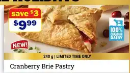 M & M Food Market Cranberry Brie Pastry offer