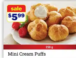 M & M Food Market Mini Cream Puffs offer