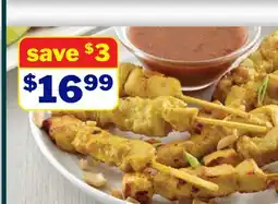 M & M Food Market Chicken Satay with Peanut Sauce offer