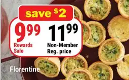 M & M Food Market Mini Quiche Florentine offer