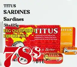 Marche Salaberry TITUS SARDINES Sardines offer