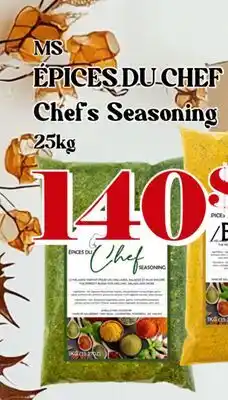 Marche Salaberry MS ΓPICES DU CHEF offer