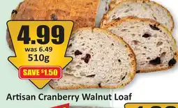 Starsky Artisan Cranberry Walnut Loaf offer