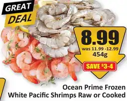 Starsky Ocean Prime Frozen White Pacific Shrimps Raw or Cooked offer
