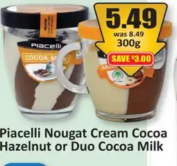 Starsky Piacelli Nougat Cream Cocoa Hazelnut or Duo Cocoa Milk offer