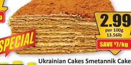 Starsky Ukrainian Cakes Smetannik Cake offer
