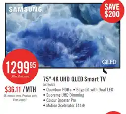 The Brick SAMSUNG 75 Q8F QLED AI 4K UHD Smart Tizen OS TV (QN75Q8FAAFXZC) - 2025 Model offer