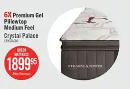 The Brick Stearns & Foster Founders Collection Crystal Palace Pillowtop Queen Mattress offer