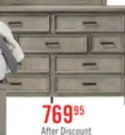 The Brick Levi Bedroom 7-Drawer Dresser, 67W x 38H, Wood - Drift Grey offer