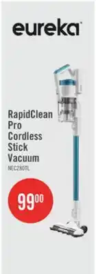 The Brick Eureka RapidClean Pro Cordless Stick Vacuum with LED Headlights - NEC280TLC offer
