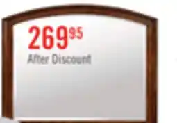 The Brick Chelsea Bedroom Dresser Mirror - Cherry Brown offer