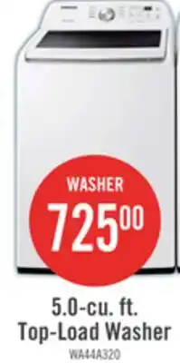 The Brick Samsung 5.1 Cu. Ft. Top-Load Washer - White - WA44A3205AW/A4 offer