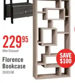 The Brick Florence 32 Open Bookcase - Grey offer