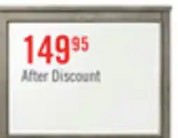 The Brick Levi Bedroom Dresser Mirror, Wood - Drift Grey offer