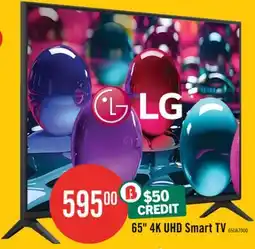 The Brick LG 65 UA7000 4K UHD Smart webOS TV (65UA7000PUB.ACC) 2025 Model offer