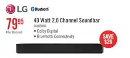 The Brick LG 2.0 CH Bluetooth Dolby Atmos DTS:X Soundbar (SK1.ACANLLK) offer