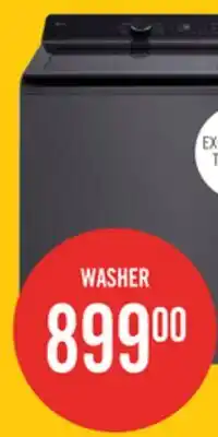 The Brick LG 5.8 Cu. Ft. Smart Top-Load Washer with EasyUnload and AI Sensing - Platinum Black - WT8200CL offer