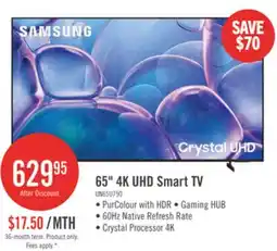 The Brick SAMSUNG 65 U7900F Crystal UHD 4K Smart Tizen OS TV (UN65U7900FFXZC) - 2025 Model offer