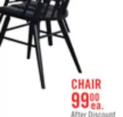 The Brick Astro Dining Chair with Curved Spindle-Back - Black offer