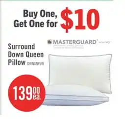 The Brick Masterguard Surround Down Queen Pillow offer