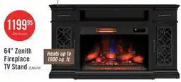 The Brick Zenith 64 Electric Fireplace TV Stand with Storage for TVs up to 70 - Black offer