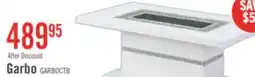 The Brick Garbo 52 Glam Coffee Table - White and Silver with Glitter Accents offer