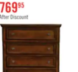 The Brick Chelsea Bedroom Chest of Drawers, 5-Drawer, 38W x 52H - Cherry Brown offer