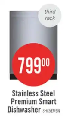 The Brick Bosch 100 Series Premium Smart Dishwasher with Third Rack - SHX5AEM5N offer