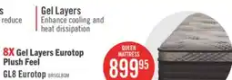 The Brick Beautyrest GL8 Eurotop Plush Queen Mattress offer