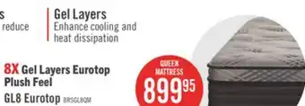 The Brick Beautyrest GL8 Eurotop Plush Queen Mattress offer