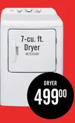 The Brick Midea 7.0 Cu. Ft. Electric Tumble Dryer White - MLTE45A2BWW offer