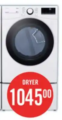 The Brick LG 5.2 Cu. Ft. Front-Load Washer 7.4 Cu. Ft. Electric Dryer with AI - White offer