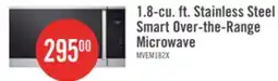 The Brick LG 1.8 Cu. Ft. Smart Over-the-Range Microwave with EasyClean - MVEM1825X offer