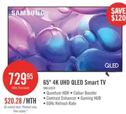 The Brick SAMSUNG 65 Q6F QLED Vision AI 4K UHD Smart Tizen OS TV (QN65Q6FAAFXZC) - 2025 Model offer