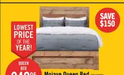 The Brick Mojave Panel Bed with Headboard & Frame, Rustic, Brown - Queen Size offer