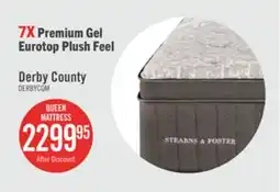 The Brick Stearns & Foster Founders Collection Derby County Eurotop Queen Mattress offer
