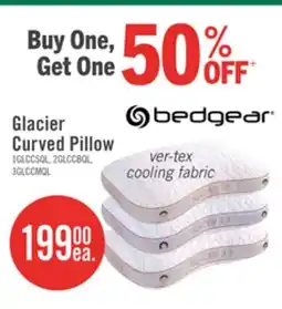 The Brick BEDGEAR Glacier Cuddle Curve 1.0 Pillow - Stomach Sleeper offer