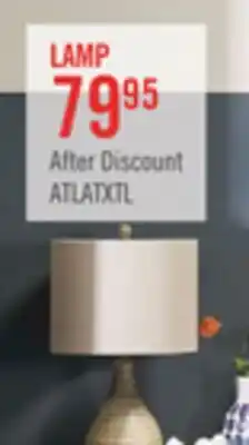 The Brick Atlas 26 Greige Polyresin Table Lamp offer